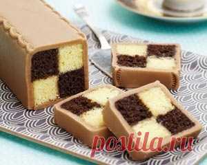 Рецепт: Шоколадный Баттенберг - Рецепты - Кулинарные рецепты, диеты, меню, рецепты блюд. Smak.ua: Живи вкусно!