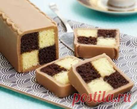 Рецепт: Шоколадный Баттенберг - Рецепты - Кулинарные рецепты, диеты, меню, рецепты блюд. Smak.ua: Живи вкусно!