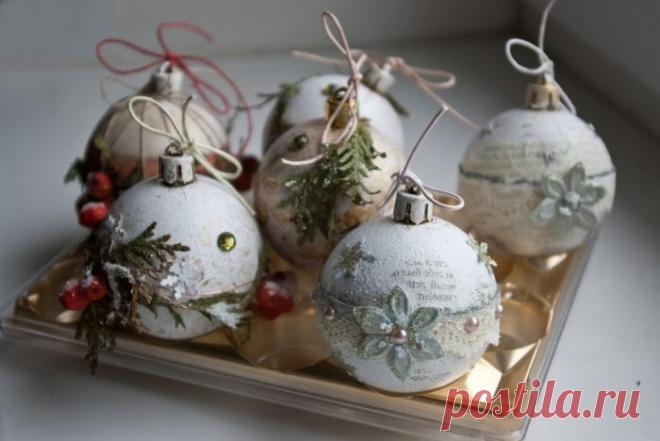 Красивые новогодние шары|Ручная роспись новогодних шаров
