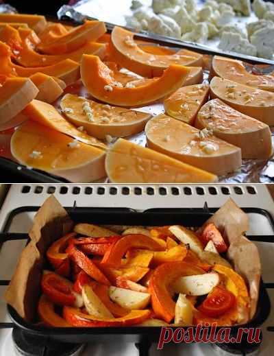 Тыква запеченная в духовке — пошаговые рецепты с фото