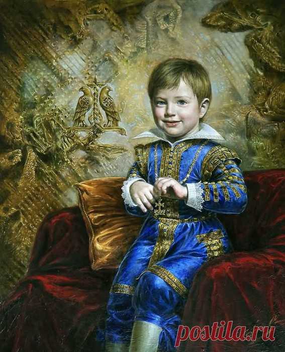 Portraits Drawings. Allen, Michael Cheval (Михаил Хохлачев), арт галерея живописи. Страница get.
