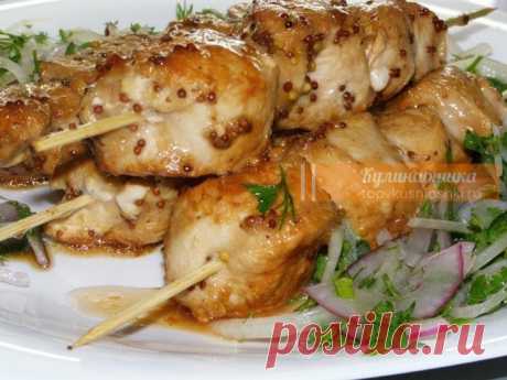 Сочный, безумно вкусный шашлык из курицы, приготовленный в духовке Дети просят приготовить каждые выходные!