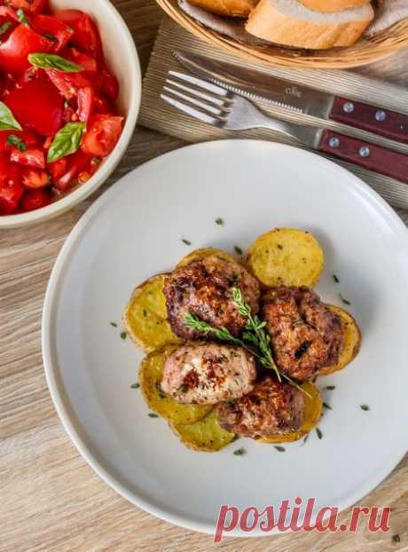 Фрикадельки с начинкой в средиземноморском стиле | Вкусный блог - рецепты под настроение