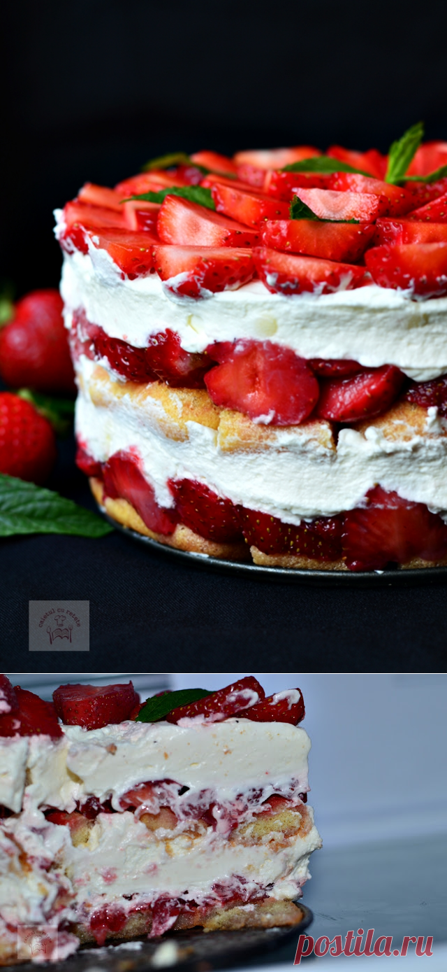 Tiramisu cu capsune - CAIETUL CU RETETE