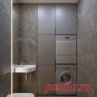 Ванные в современном стиле со стиральной машиной – фото, дизайн, идеи, проекты. Лучшие примеры ванных в современном стиле со стиральной машиной на Houzz.ru!