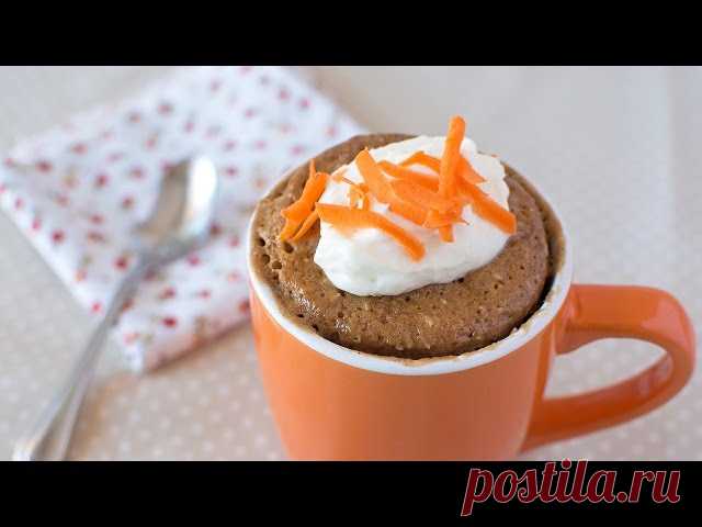 Carrot Cake in a Mug - How to Make a Quick & Easy Mug Cake Learn how to make a delicious carrot cake in a mug in the microwave, in less than 5 minutes. This carrot mug cake recipe is really easy to make, looks great and tastes even better!

▼ INGREDIENTS LIST:

- 3 tablespoons of brown sugar
- 2 tablespoons of su