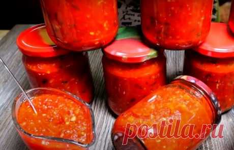 Самая вкусная Аджика на зиму: проверенный рецепт. Все, кто пробовал были в восторге
Ингредиенты для Аджики: 
Помидоры — 5 кг; 
Петрушка — 130 г; 
Перец болгарский красный — 1,5 кг; 
Перец острый красный — 4 шт.;
Продолжение на сайте: https://vkastrulke.ru/samaya-vkusnaya-adzhika-na-zimu-proverennyj-recept-vse-kto-proboval-byli-v-vostorge.html?utm_source=zagotov