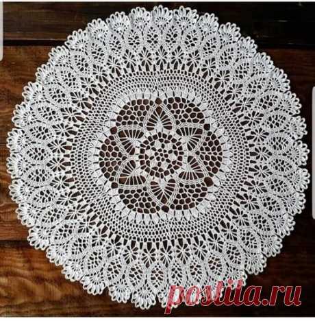 Салфетка крючком