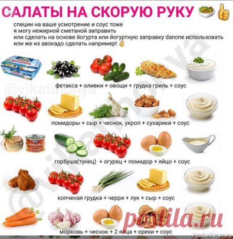 Шпаргалка кулинара