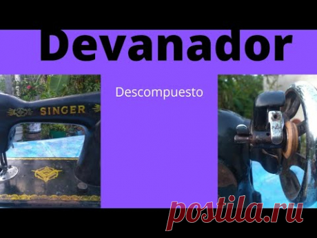cómo instalar el devanador de la máquina Singer negrita.