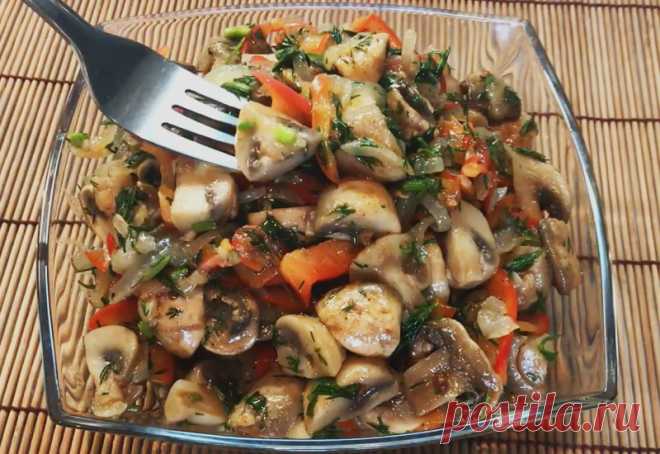 Вкуснейший салат из шампиньонов по-корейски - Четыре вкуса - медиаплатформа МирТесен