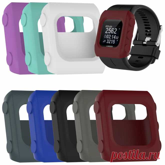 Bakeey Silicone Watch Case Cover Screen Protector for Polar V800 Smart Watch - US$3.99