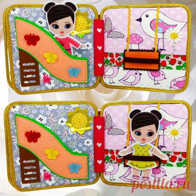 Игрушки, куклы развивающая книжка кукольный домик купить у мастера без наценок! - DIY Рукоделие портал о рукоделии от мастеров для мастеров и не только!