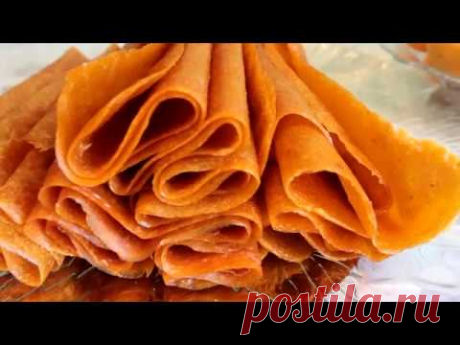 АБРИКОСОВАЯ ПАСТИЛА  ПРОСТО И ВКУСНО!!!! /Gaysi lavasanasi/ kayisi pestili/ ПРОСТО ПАСТИЛА