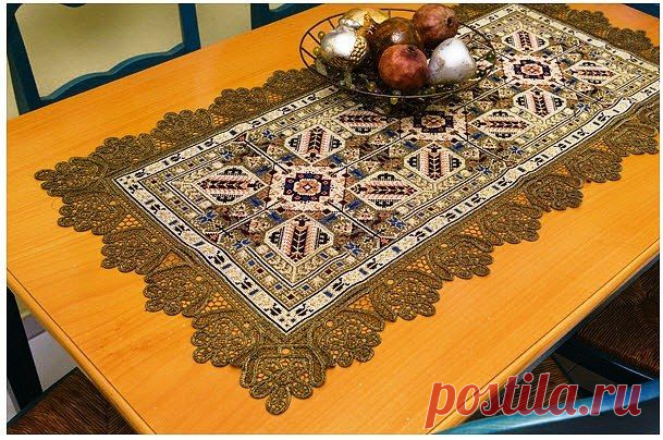 ВЫШИВКА ПАЛЕСТИНСКАЯ (КРЕСТИКОМ)