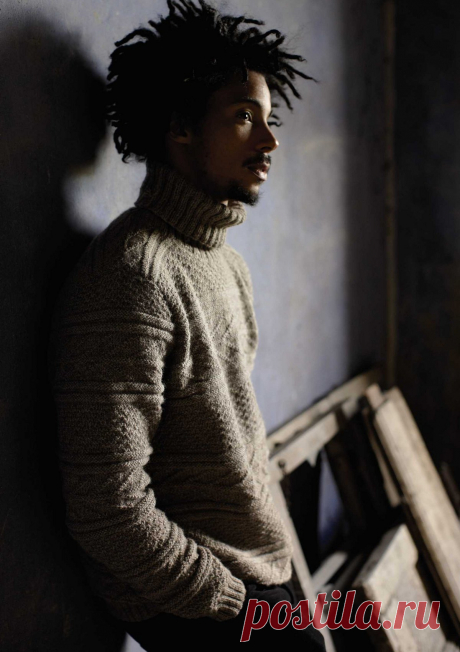 Вязание для мужчин джемпера Southwick, Rowan Wintertide