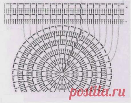 Вязание крючком: Шапочка Часть 1 Beanie with a visor for boy Crochet Part 1