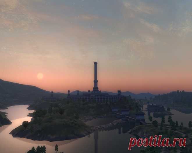 Рассвет над Имперским городом.
Dawning over the Imperial City.