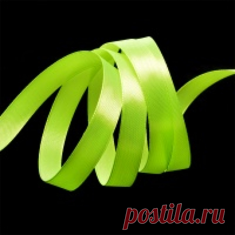 Лента атласная 1/2" (12мм) цв.3033 салатовый IDEAL уп.27,4 м Лента атласная 1/2" (12мм) цв.3033 салатовый IDEAL уп.27,4 м