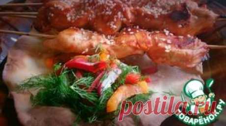 Куриные шашлычки в духовке - кулинарный рецепт