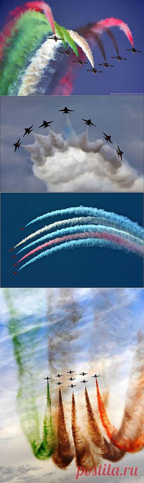 Воздушные рисунки.