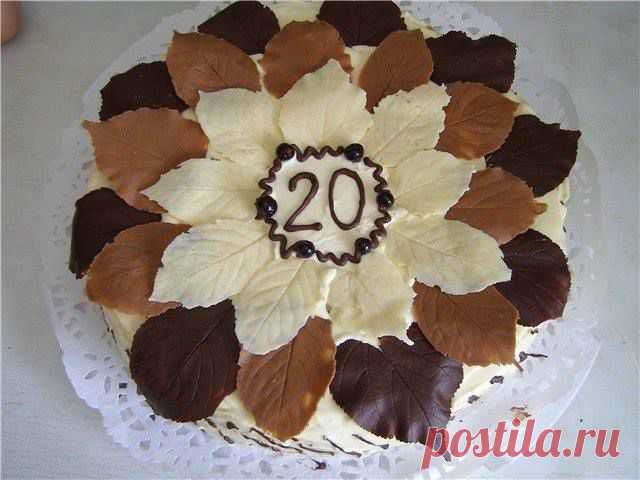Узоры и фигуры из шоколада- делаем сами Шоколадные листочки