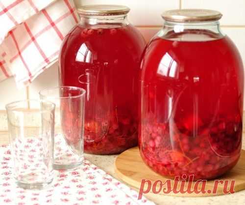 Компот из красной смородины на зиму
