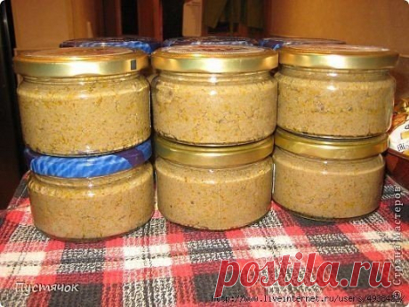 Паштет печеночный про запас