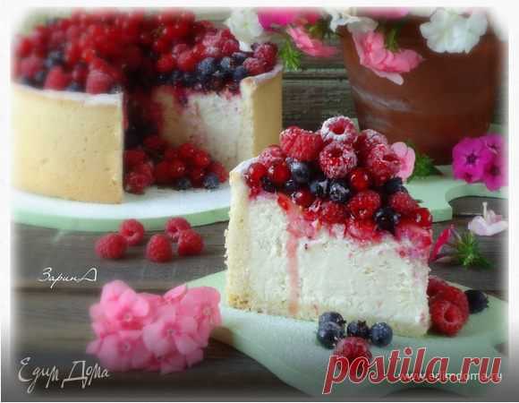 Немецкий творожный торт (Käsekuchen). Ингредиенты: ягоды, сливочное масло, сахар | Официальный сайт кулинарных рецептов Юлии Высоцкой
