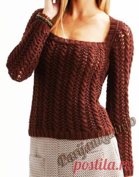 Сайт Парижанка-вязание спицами и крючком.