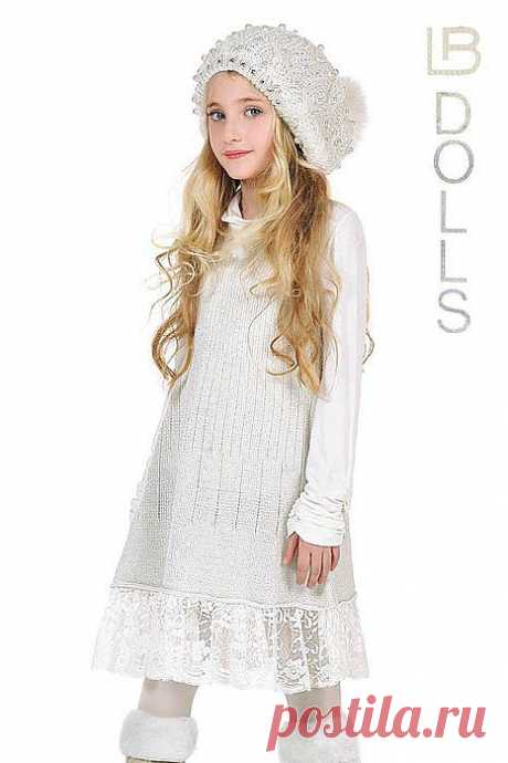 Вязаные детские вещи из коллекции Laura Biagiotti Dolls 2013-2014.