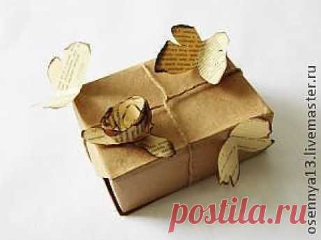 Упаковка подарка-очень просто! - Ярмарка Мастеров - ручная работа, handmade