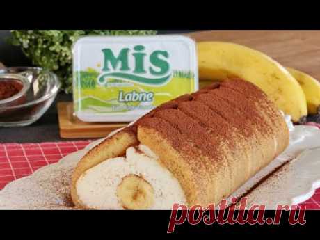 Müdavimi olacağınız lezzet: Muzlu Rulo Tiramisu