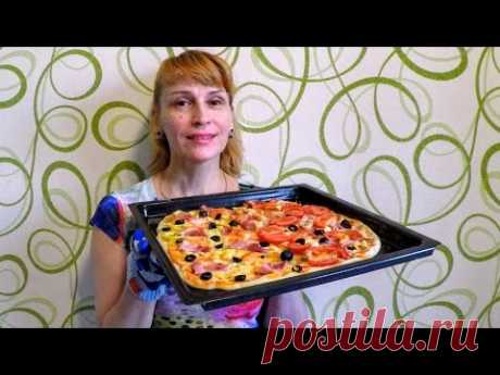 Как приготовить пиццу дома в духовке рецепт Секрета вкусно и быстро