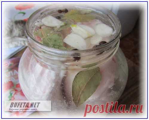 Как солить сало в рассоле?.