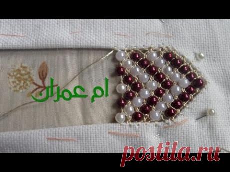 الراندة بالعقيق في نصف طوق للمبتدئين شكل رأس الهرم  - RANDA JADID