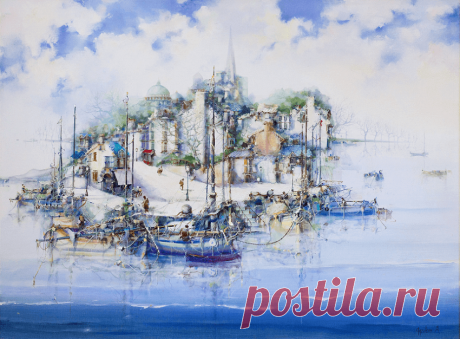 Художник самоучка Jorge Aguilar-Agon (Spanish, Barcelona, born 1936)... "Я всегда был того мнения, что художниками рождаются".