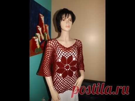 Crochet Blouse - YouTube
