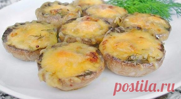 ШАМПИНЬОНЫ С КУРИЦЕЙ И СЫРОМ | Самые вкусные кулинарные рецепты