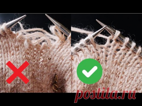 КАК ИСПРАВИТЬ ДЫРУ не распуская изделие