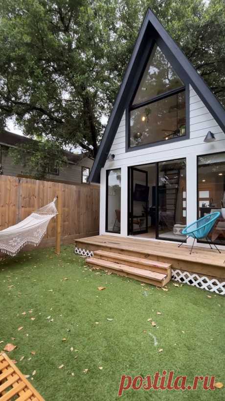 360-sqft A-Frame Tiny House Tour!