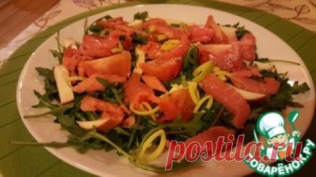 Салат из рукколы с лососем - кулинарный рецепт