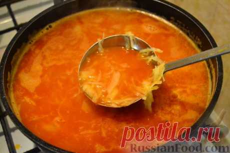 Рецепт: Суп фасолевый с капустой на RussianFood.com