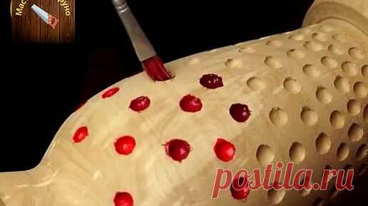 Превращение грушевого бревна в вазу. Токарная Обработка в Деле! | Мастерская Бруно | Дзен