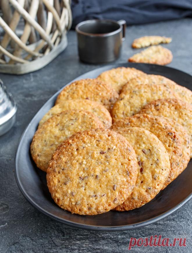 Кунжутно-льняное хрустящее печенье на Вкусном Блоге Кунжутно-льняное хрустящее печенье - вкусные проверенные рецепты, подбор рецептов по продуктам, консультации шеф-повара, пошаговые фото, списки покупок на VkusnyBlog.Ru