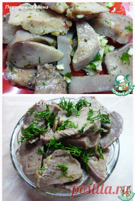 Маринованный язык – кулинарный рецепт