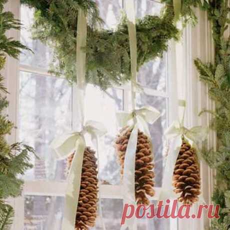 Украшаем окна к Новому году - Ярмарка Мастеров - ручная работа, handmade