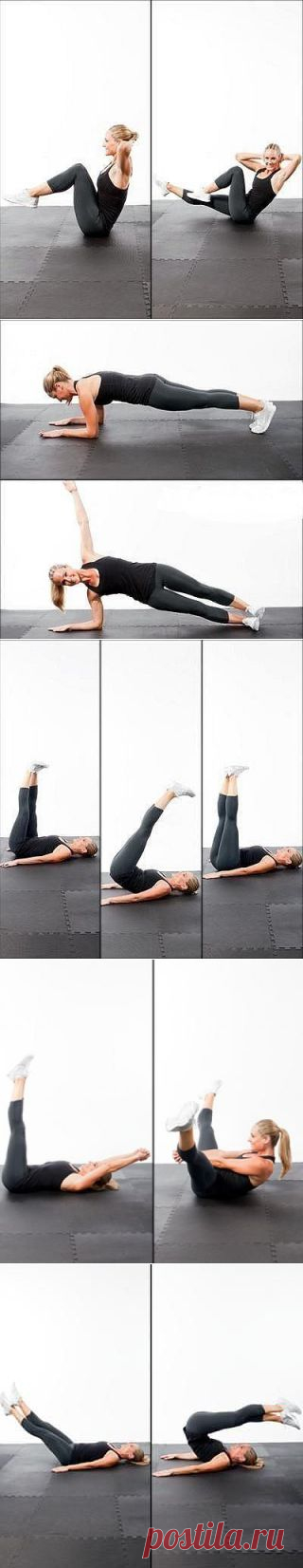 Упражнения для красивого животика