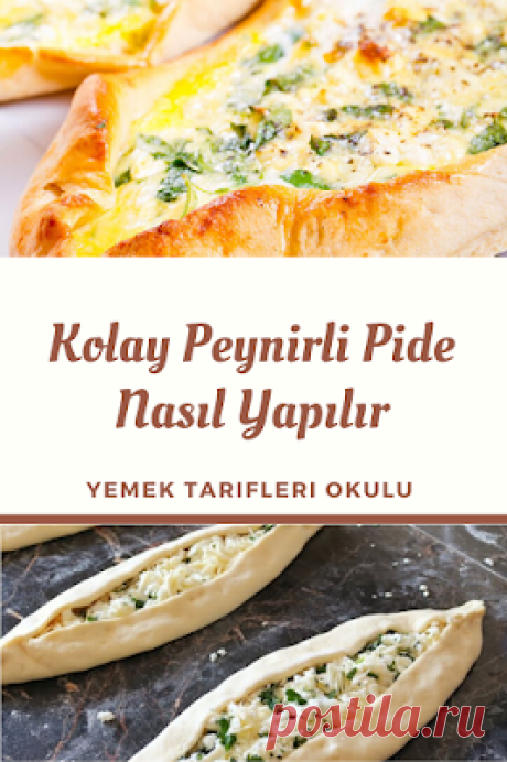 Kolay Peynirli Pide Nasıl Yapılır
Kolay Peynirli Pide  Malzemeler
(4 kişi için)
4 adet Yufka
