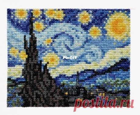 DMC - The Starry Night by Vincent van Gogh - Free  Edited by Jane Doe at 2025-11-24 16:32